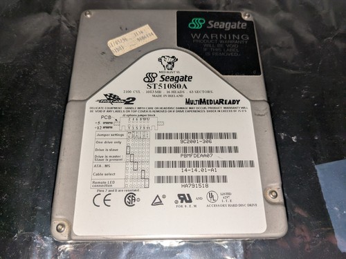 Vintage ata seagate hard drive - vintage,
