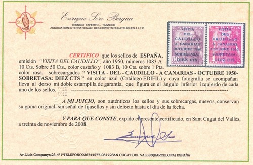 Edifil nº 1083a 1083b - -, 1083b**.-